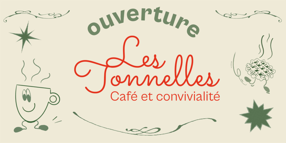 Les Tonnelles : ouverture du café